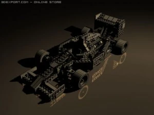 Octan Indy Racer Model 3D