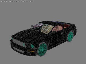 gt500 mustang kitt 3D Model