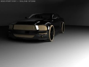 gt500 mustang kitt 3D Model