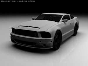 gt500 mustang kitt 3Dモデル