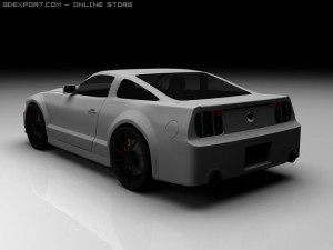 gt500 mustang kitt 3Dモデル