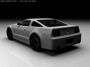 gt500 mustang kitt 3D Model