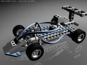 octan team racer 3D Model