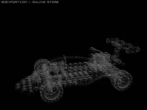 octan team racer 3D Model