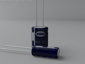 electrolytic capacitors Modelo 3D