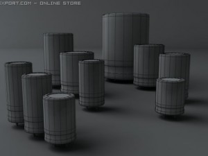electrolytic capacitors Modelo 3D
