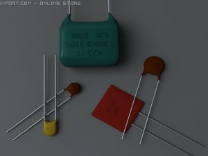 ceramic capacitors Model 3D