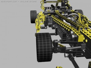 indy storm 3D 模型