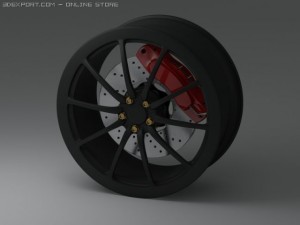 car rim Modelo 3D