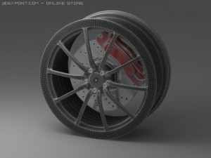 car rim Modello 3D