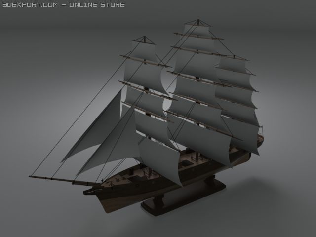 cutty sark Modelo 3D .c4d .max .obj .3ds .fbx .stl .blend
