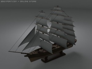 cutty sark Modelo 3D