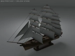 卡蒂萨克号 3D 模型