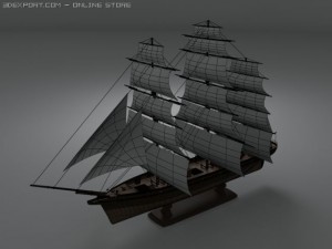 cutty sark Modelo 3D