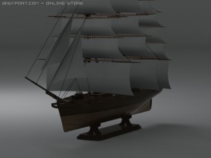cutty sark Modelo 3D