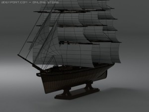 cutty sark Modelo 3D