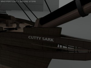 cutty sark Modelo 3D