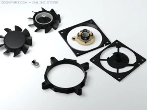 wentylator komputerowy Model 3D