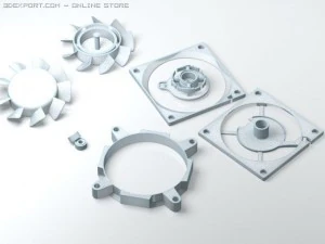 wentylator komputerowy Model 3D