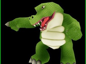 cocodrilo game model Modelo 3D