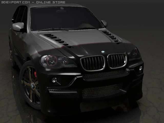 bmw x5 3D Model .c4d .max .obj .3ds .fbx .stl .blend 