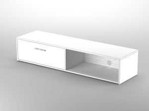 lonegan tv stand by 17 stories 3D मॉडल