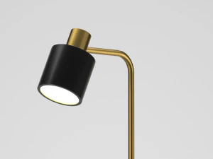 salena arched floor lamp by foundstone 3D Model