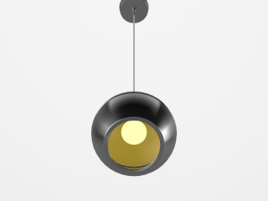 volo 1-light sphere pendant by lucide 3D मॉडल