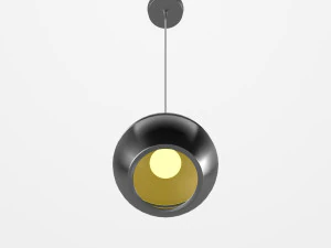volo 1-light sphere pendant by lucide 3D Model