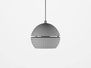 volo 1-light sphere pendant by lucide 3D मॉडल