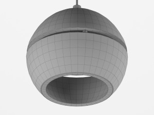 volo 1-light sphere pendant by lucide 3D मॉडल