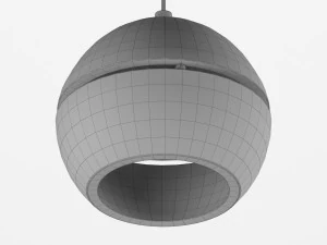 volo 1-light sphere pendant by lucide 3D Model