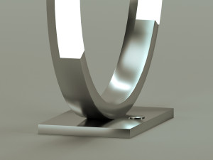 cael 31cm led table lamp by wade logan 3D 모델