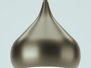 kanye 1-light led teardrop pendant by george oliver 3D 모델