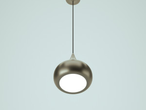 kanye 1-light led teardrop pendant by george oliver 3D 모델