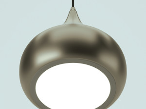 kanye 1-light led teardrop pendant by george oliver 3D 모델