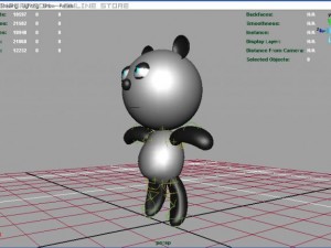 panda 3D मॉडल