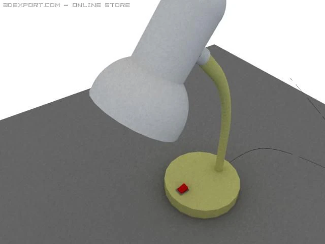simple lamp 3D Model .c4d .max .obj .3ds .fbx .stl .blend 