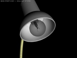 simple lamp 3D 모델