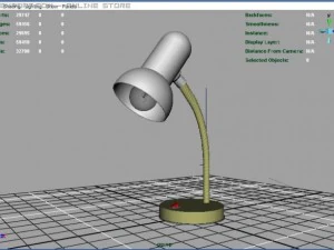 simple lamp 3D Model