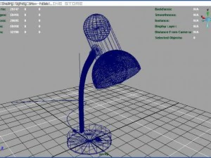simple lamp 3D Model