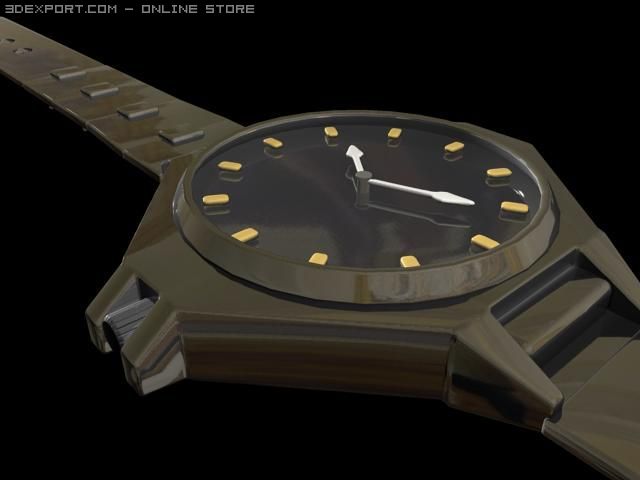 the watch 3D Model .c4d .max .obj .3ds .fbx .stl .blend 