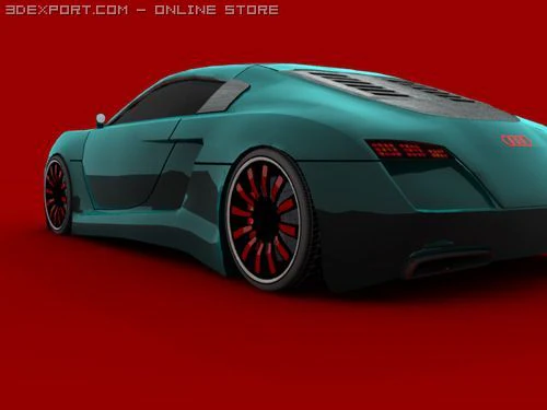 audi rsq concept 3D Model .c4d .max .obj .3ds .fbx .stl .blend 