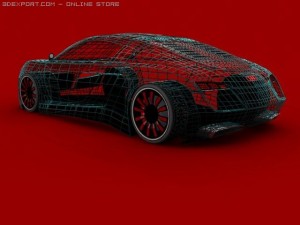 audi rsq concept 3Dモデル