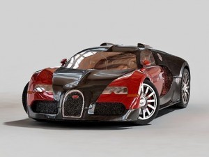 bugatti veyron w16 Model 3D