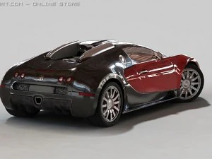 bugatti veyron w16 3D Model