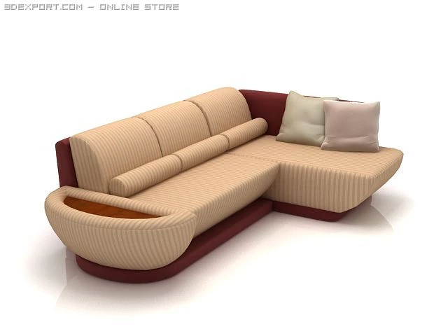 divan madrid 3D Model .c4d .max .obj .3ds .fbx .stl .blend 