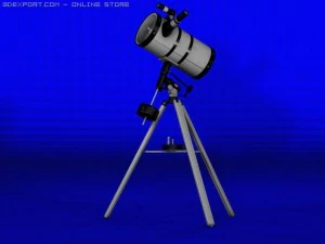 telescope 3D Model
