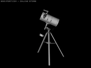 telescope 3D Model