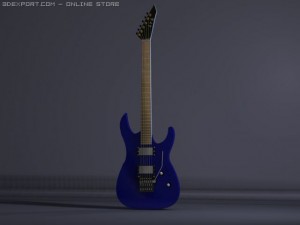 electric guitar ltd Model 3D